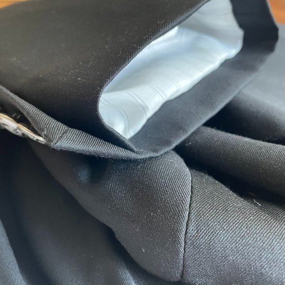 Lauren Ralph Lauren 2 Button Blazer Suit Jacket Sport Coat Men’s 38R Black Wool - Picture 13 of 14